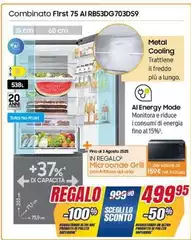 Samsung - Combinato First 75 AI RB53DG 703DS9