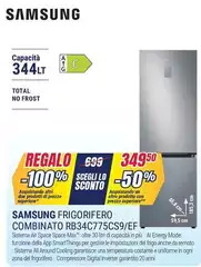 Samsung - Frigorifero Combinato RB34C775CS9/EF