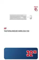 HP - Tastiera/mouse Wireless 230