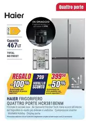 Haier - Frigorifero QUATTRO PORTE HCR3818ENM