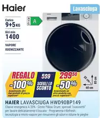 Haier - Lavasciuga HWD90BP149