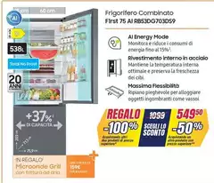 Samsung - Frigorifero Combinato First 75 AI RB53D7030S9