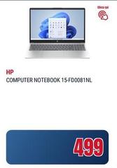 HP - Computer Notebook 15-Fd0081NL