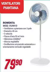 Rowenta - Mod. Vu4410