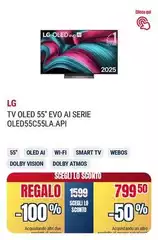 LG - Tv Oled 55" Evo Ai Serie OLED55C55LA.API