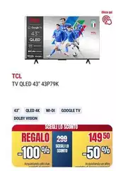 TCL - Tv Qled 43" 43P79K