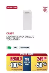 Candy - Lavatrice Carica Dall'Alto TCA284TM5-S