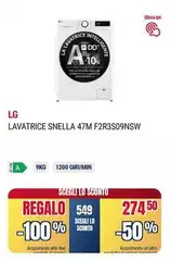 LG - Lavatrice Snella 47M F2R3S09NSW