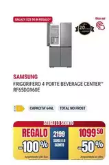 Samsung - Frigorifero 4 Porte Beverage CenterTM RF65DG960E