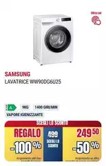 Samsung - Lavatrice WW90DG6U25