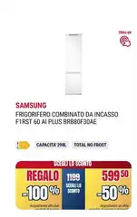 Samsung - Frigorifero Combinato Da Incasso F 1RST 60 AI Plus BRB80F30AE
