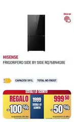 Hisense - Frigorifero Side By Side Rq768n4gbe