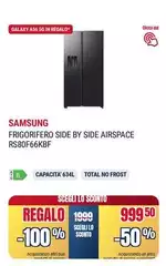 Samsung - Frigorifero Side By Side Airspace RS80F66KBF