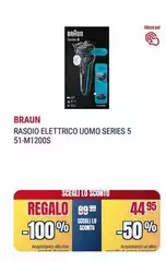 Braun - Rasoio Elettrico Uomo Series 5 51-M1200S