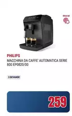 Philips - Macchina Da Caffe' Automatica Serie 800 Ep0820/00