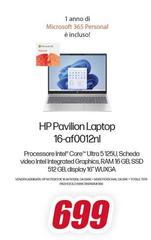 HP - Pavilion Laptop 16-Af10012nl