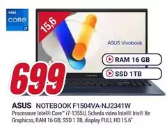 Asus - Notebook F1504VA-NJ2341W