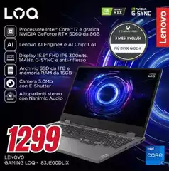 Lenovo -  Gaming Loq-83je00dlix
