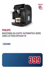 Philips - Macchina Da Caffe' Automatica Serie 2300 Lattego Ep2334/10
