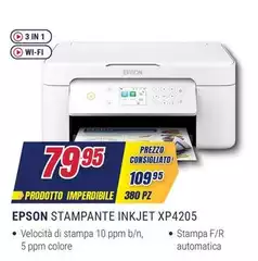 Epson - Stampante Inkjet XP4205