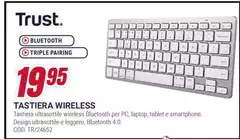 Trust - Tastiera Wireless