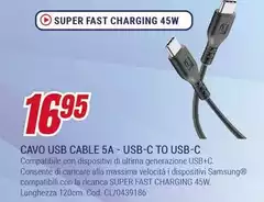Ultima - Usb Cable 5a Usb-c To Usb-c