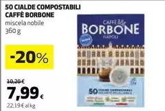 Caffe borbone - 50 Cialde Compostabili