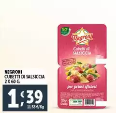 Negroni - Cubetti Di Salsiccia