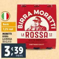 Moretti - Birra La Rossa