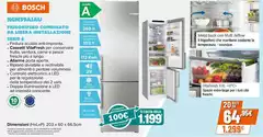 Bosch - KGN39AIAU Frigorifero Combinato Da Libera Installazione Serie 6