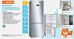 Bosch - KGN49XLEA Frigorifero Combinato Da Libera Installazione Serie 4