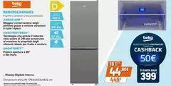 Beko - B5RCNA345HG2 Frigorifero Combinato A Libera Installazione