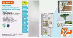 Bosch - KGN392LCF Frigorifero Combinato Da Libera Installazione Serie 4