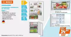 Bosch - KIN86NSE0 Frigorifero Combinato Da Incasso Serie 2