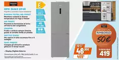 Hotpoint - HPK 26362 XP4E Frigorifero Combinato A Libera Installazione