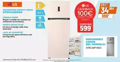 LG - Frigorifero Doppia Porta GTBV44SEBKD