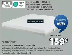 Dreamzone - Materasso In Schiuma Hulda PF100