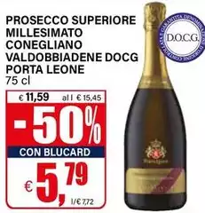 Porta leone - Prosecco Superiore Millesimato Conegliano Valdobbiadene DOCG