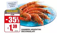 Gamberi Argentini Decongelati