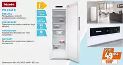Miele - FN 4342 E Congelatore Verticale Libera Installazione 239 L Bianco