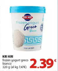 Kri kri - Frozen Yogurt Greco Bianco