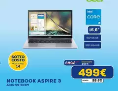 Notebook Aspire 3