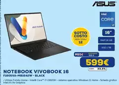 Asus - Notebook Vivobook 16 F1605va-mb1642w-black