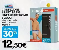 Linea - Confezione 2 Parti Basse  Start Uomo