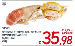 Surgital - Scrigni Ripieni Agli Scampi Divine Creazioni