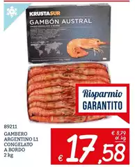 Krustasur - Gambero Argentino L1 Congelato A Bordo