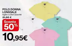 Lonsdale - Polo Donna