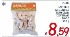 Ola Del Sur - Gamberi Argentini Sgusciati Devenati 20/30