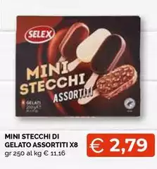 Selex - Mini Stecchi Di Gelato Assortiti