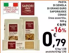 Conad - Pasta Di Semola Di Grano Duro Sapori&Idee